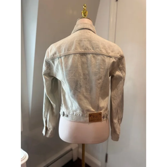 Polo RL | Women’s Vintage inspired Denim Trucker Jacket | stonewashed | Size XS - Picture 6 of 14